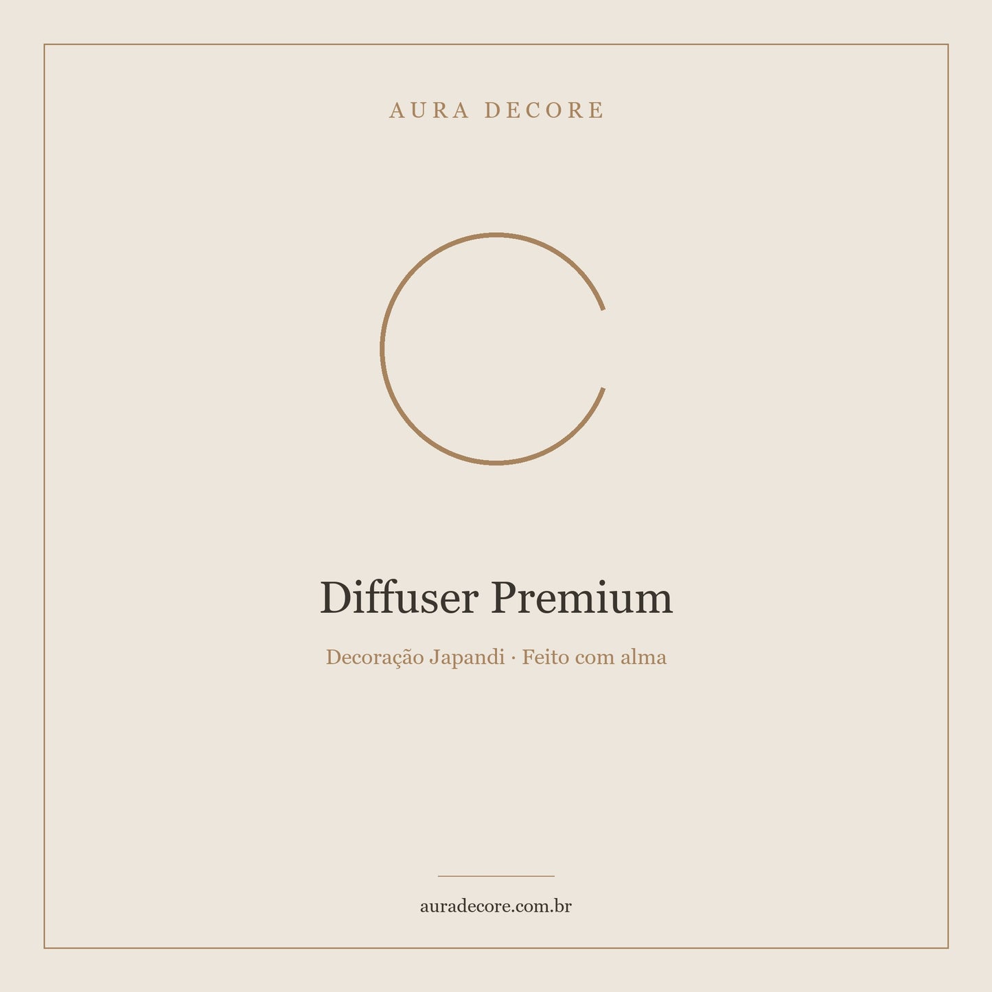 Diffuser Premium Cedro Sândalo 200ml — Aroma 90 dias | Aura Decore