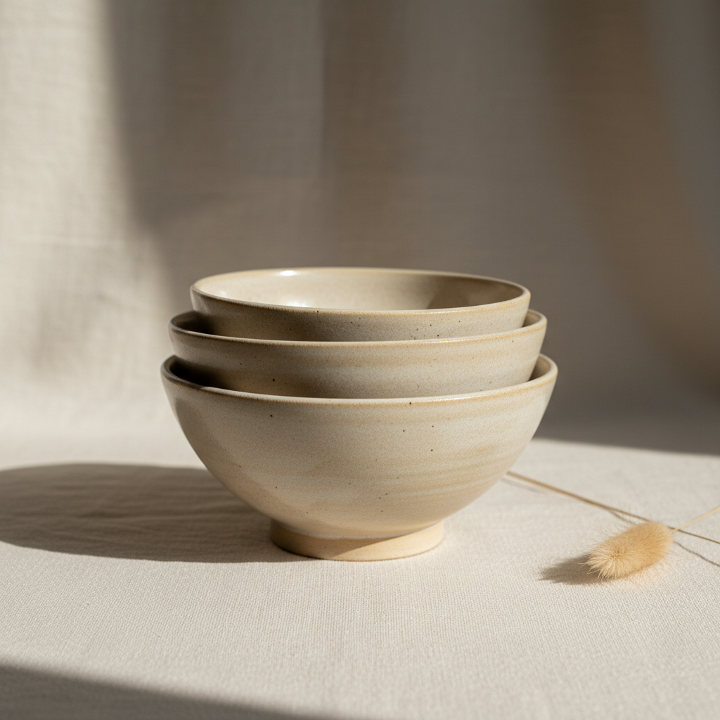 Conjunto Bowl Cerâmica Set 3 Peças — Aura Decore