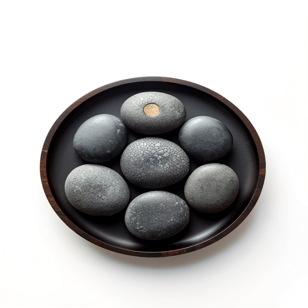 Pedra Natural Polida — Set 7 Feng Shui