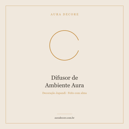 Difusor Ambiente Aura Bambu Aromas Naturais — 60 dias | Aura Decore