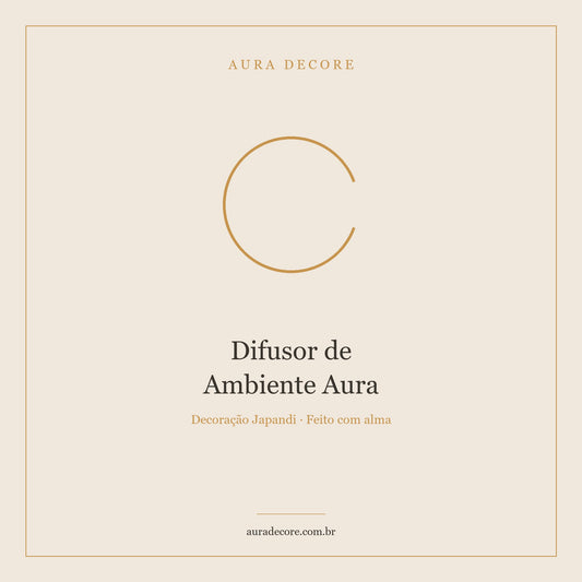 Difusor Ambiente Aura Bambu Aromas Naturais — 60 dias | Aura Decore