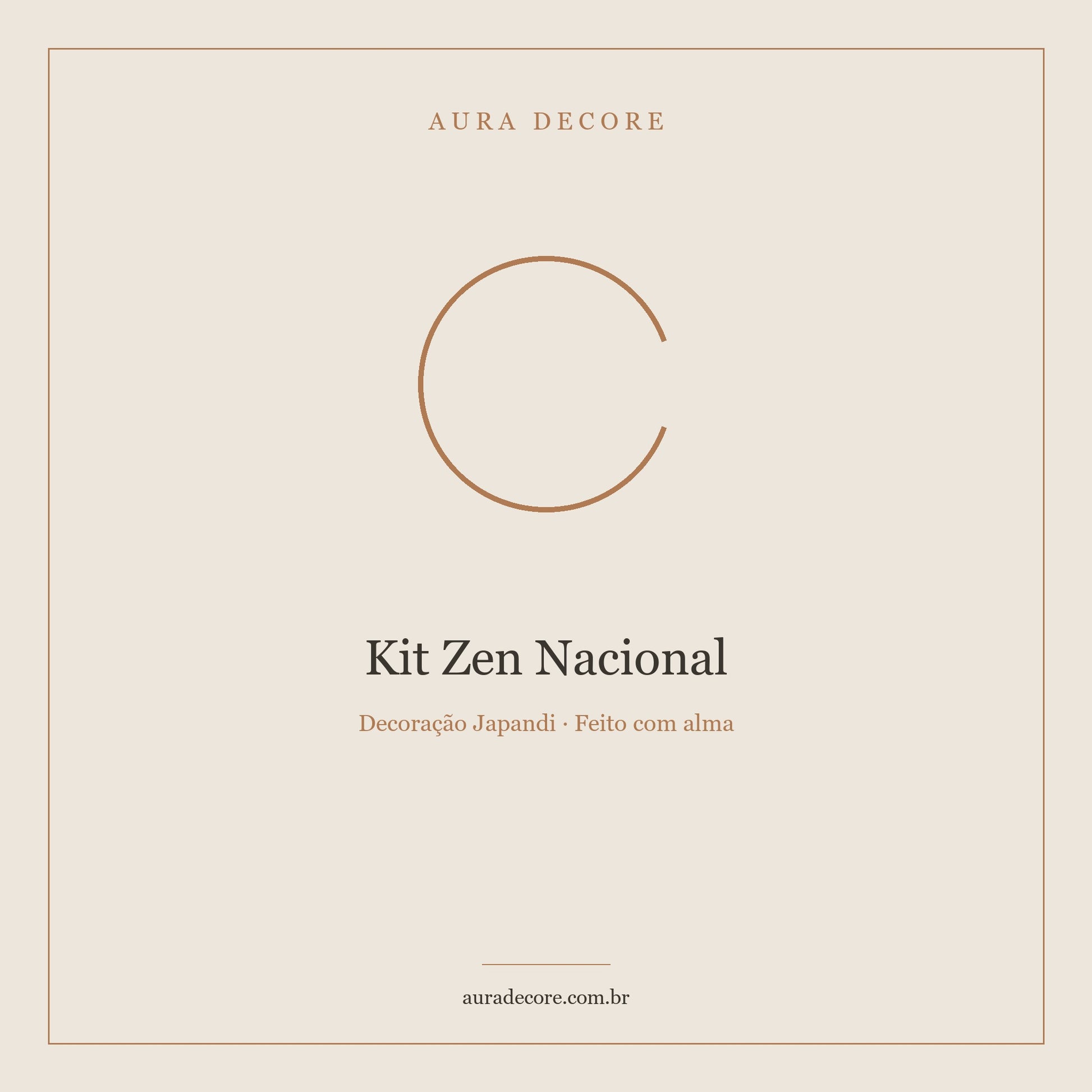 Kit Zen Nacional Presente Brasileiro — O Presente que Ninguém Esquece | Aura Decore