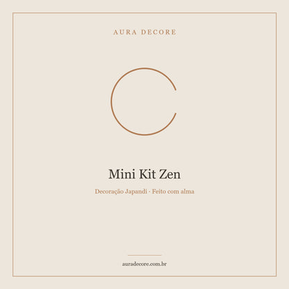 Mini Kit Zen Starter Aura 3 Rituais — Presente Perfeito | Aura Decore