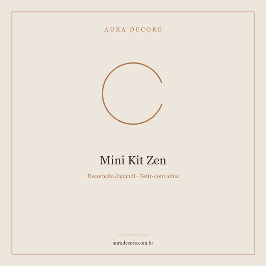 Mini Kit Zen Starter Aura 3 Rituais — Presente Perfeito | Aura Decore