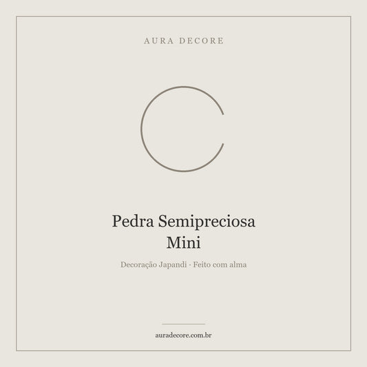 Pedra Semipreciosa Mini Kit Trio MG — Quartzo Ametista Citrino | Aura Decore