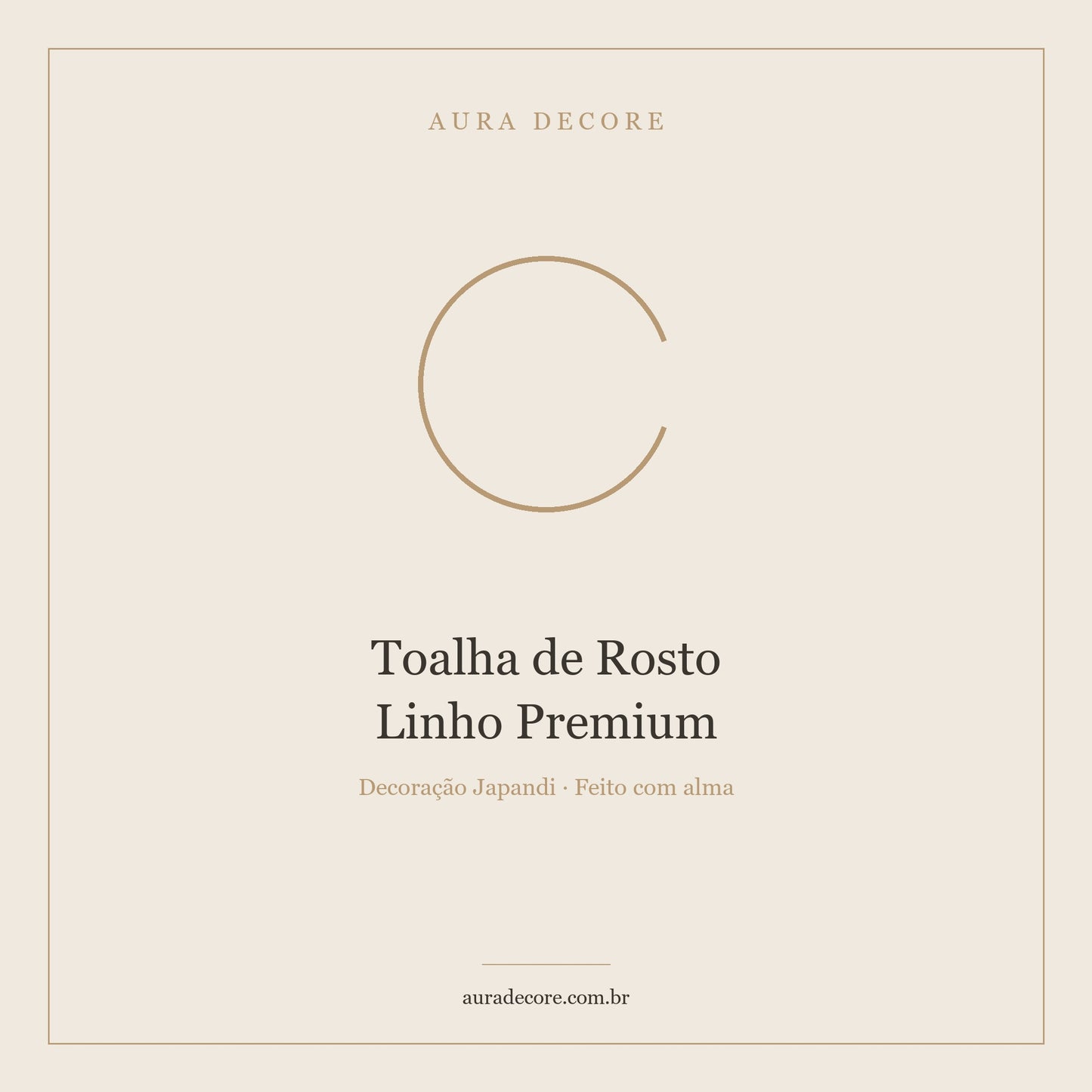 Toalha Rosto Linho Premium Set 2 — Banheiro Japandi Orgânico | Aura Decore