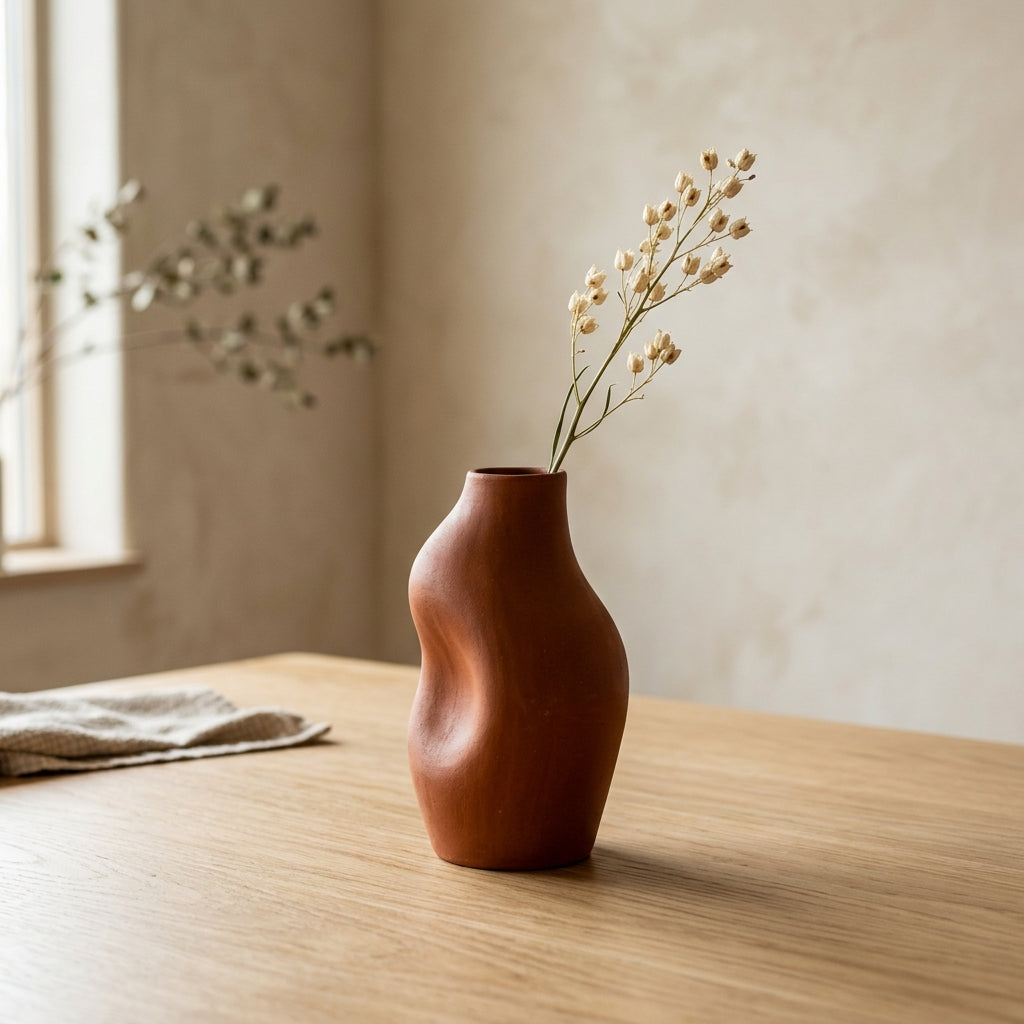 Vaso de Cerâmica Orgânico